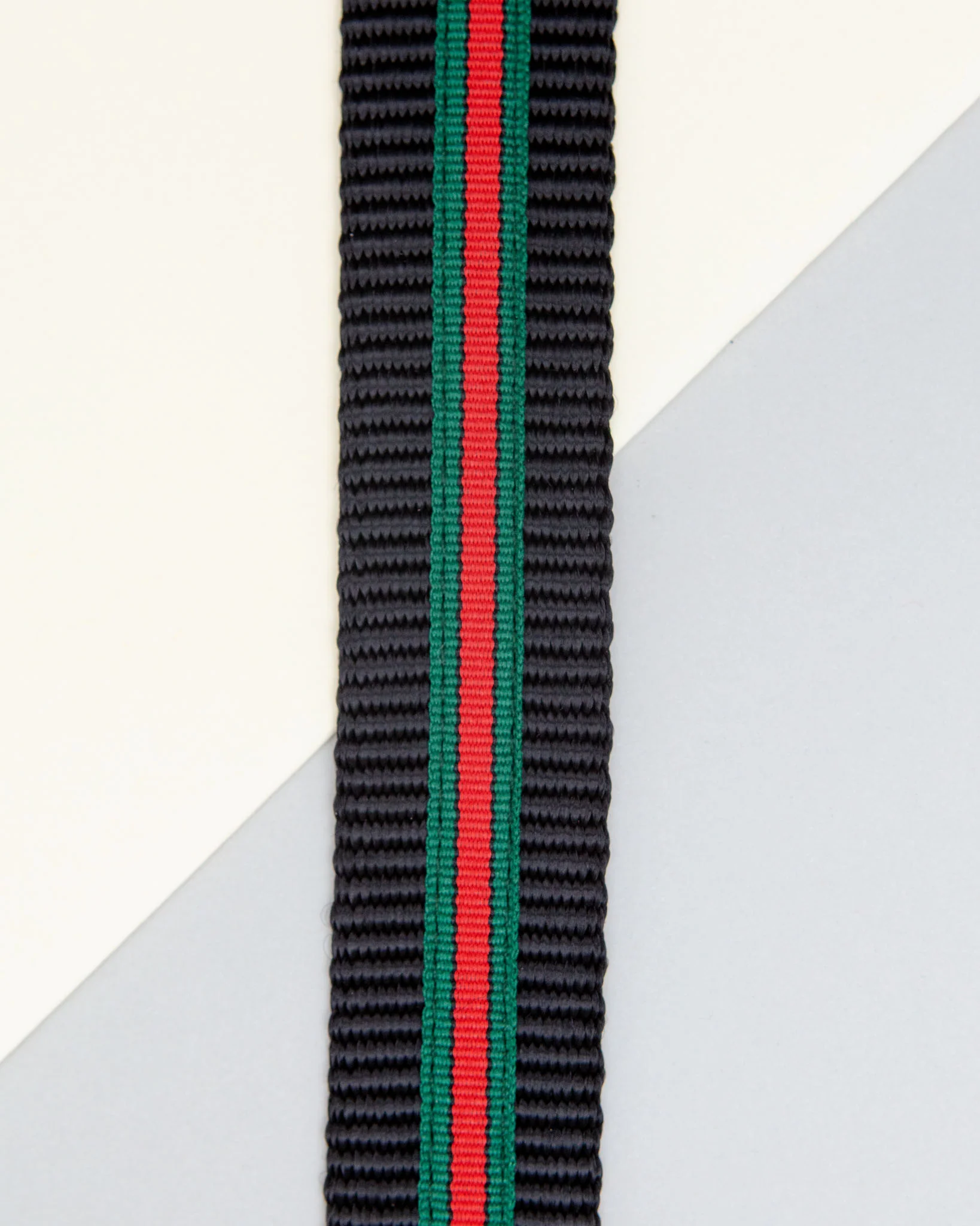 Step-In Dog Harness in Luxe Green & Red Stripe (Made in NYC) - Image 3