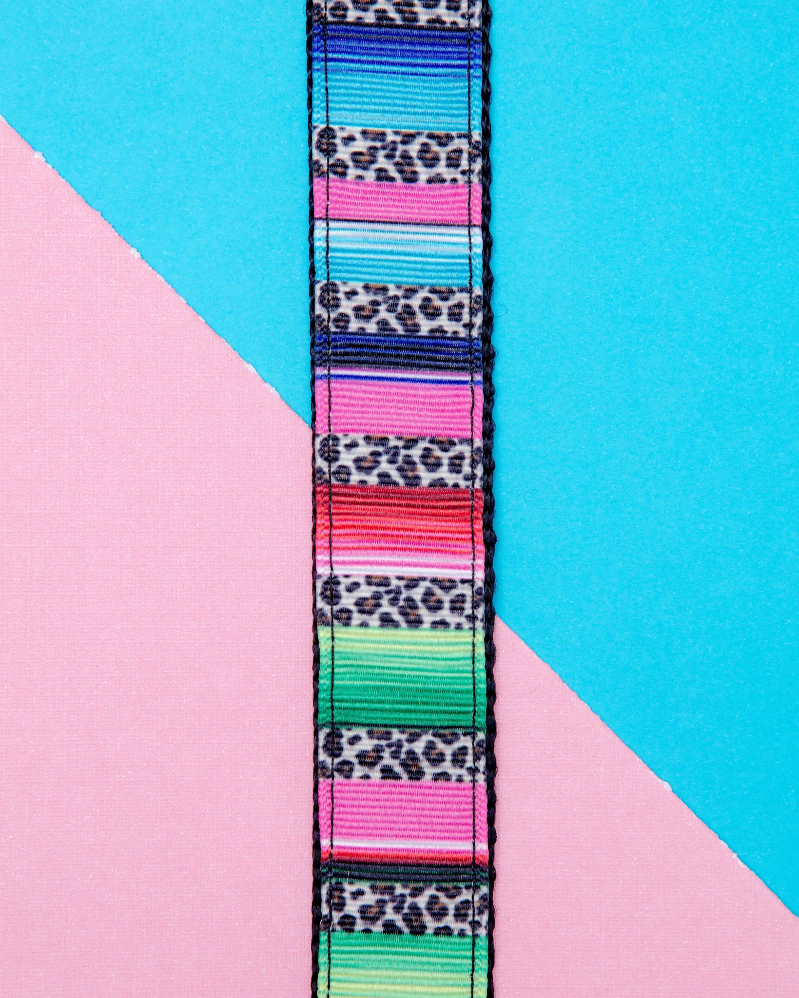 Step-In Dog Harness in Rainbow Serape & Leopard (Made in NYC) - Image 3